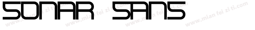 Sonar Sans字体转换